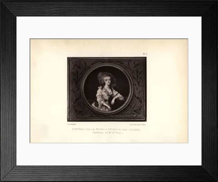 Framed Print : Portrait of Queen Marie Antoinette at Trianon by Sicardi Framed Print : Portrait of Queen Marie Antoinette at Trianon by Sicardi
