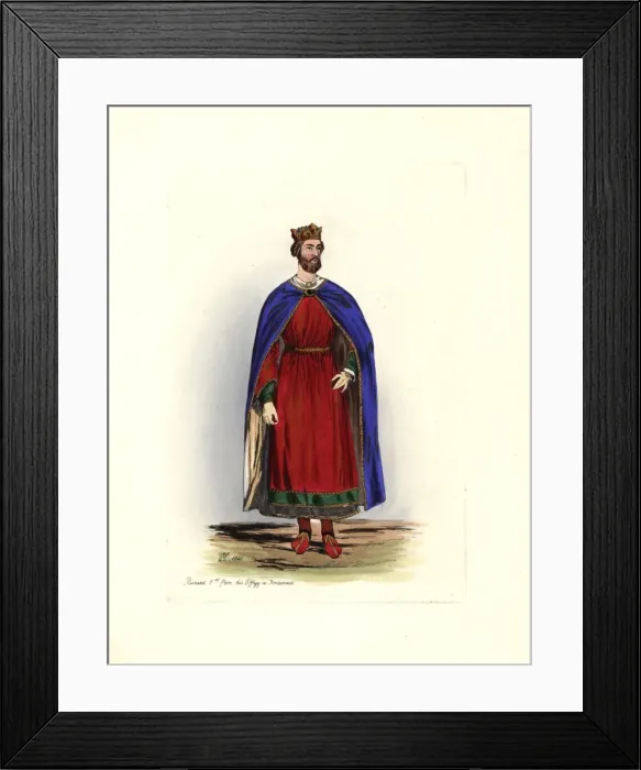 Framed Print : Robert Brauch, Mayor of Lynn, 1349, reign of Edward III Framed Print : Robert Brauch, Mayor of Lynn, 1349, reign of Edward III