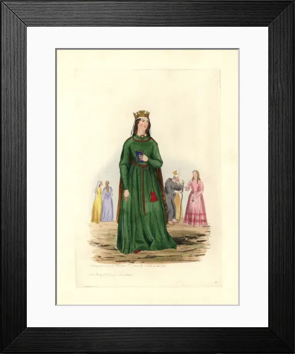 Framed Print : Berengaria, Queen of Richard I (d 1230) Framed Print : Berengaria, Queen of Richard I (d 1230)