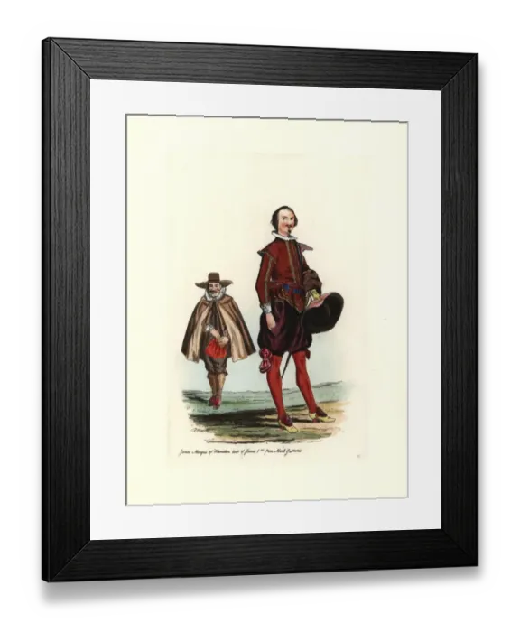 Framed Print : James, Marquis of Hamilton, from the time of James I Framed Print : James, Marquis of Hamilton, from the time of James I