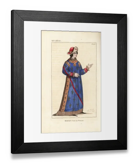 Framed Print : Robert, Count of Clermont, 1256-1318 Framed Print : Robert, Count of Clermont, 1256-1318