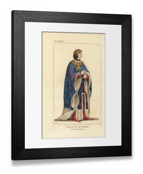 Framed Print : Louis I, Duke of Bourbon, 1279-1342 Framed Print : Louis I, Duke of Bourbon, 1279-1342
