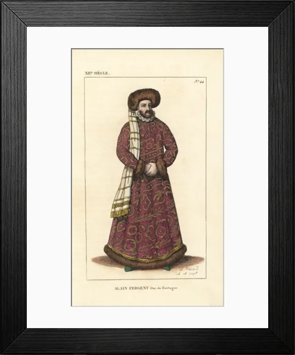 Framed Print : Alan IV, Duke of Brittany, died 1119 Framed Print : Alan IV, Duke of Brittany, died 1119