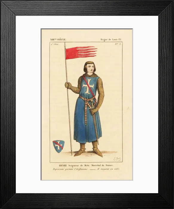 Framed Print : Henri II Clement, Seigneur of Metz, marshal Framed Print : Henri II Clement, Seigneur of Metz, marshal