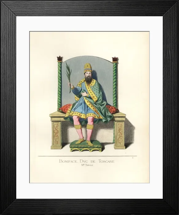 Framed Print : Boniface III, Margrave of Tuscany (c1052) Framed Print : Boniface III, Margrave of Tuscany (c1052)