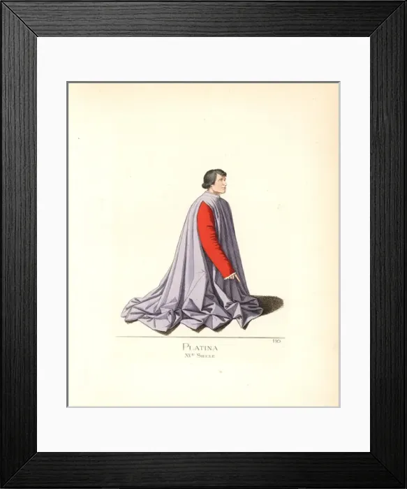 Framed Print : Bartolomeo Platina, Italian Renaissance writer Framed Print : Bartolomeo Platina, Italian Renaissance writer