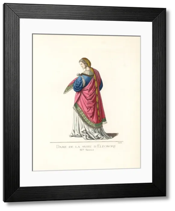 Framed Print : Lady in Waiting to Eleanor of Portugal, Holy Roman Empress Framed Print : Lady in Waiting to Eleanor of Portugal, Holy Roman Empress