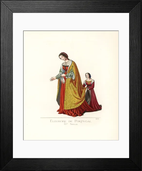 Framed Print : Eleanor of Portugal, consort of Frederick III Framed Print : Eleanor of Portugal, consort of Frederick III