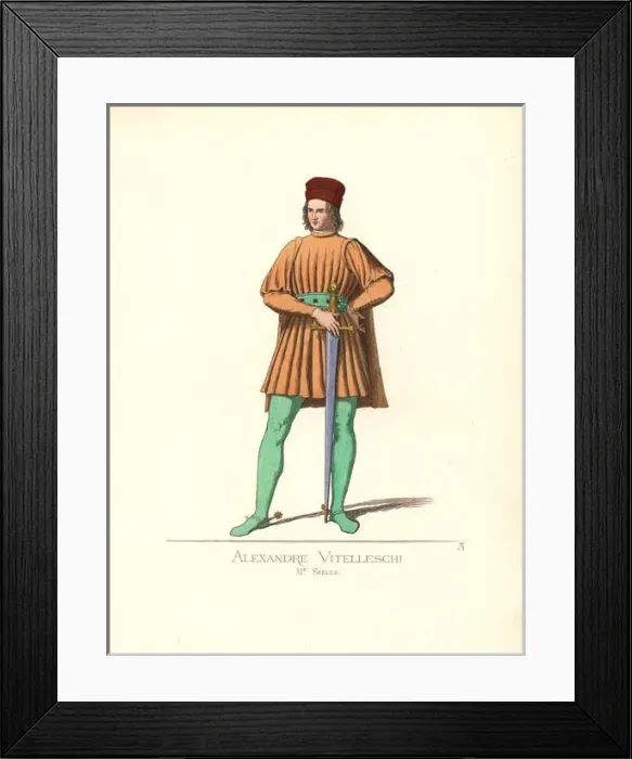 Framed Print : Alexandre Vitelleschi, imperial knight and count palatine Framed Print : Alexandre Vitelleschi, imperial knight and count palatine