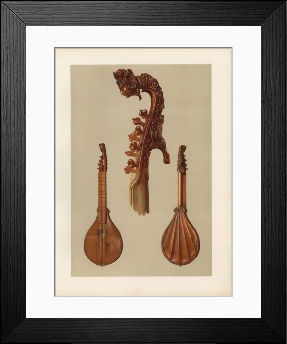 Framed Print : Cetera or cither by the violin-maker Antonius Framed Print : Cetera or cither by the violin-maker Antonius