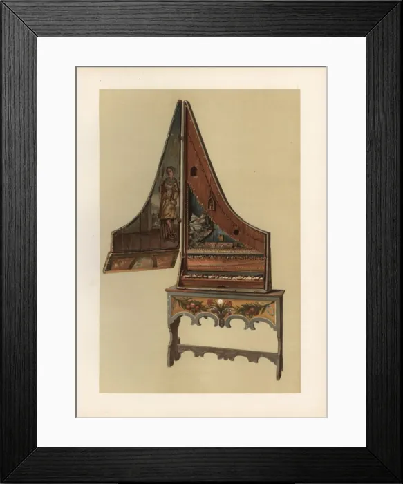 Framed Print : Clavicytherium or upright spinnet Framed Print : Clavicytherium or upright spinnet