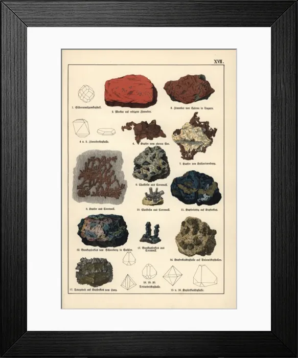 Framed Print : Precious metals including mercury, copper and bornite Framed Print : Precious metals including mercury, copper and bornite