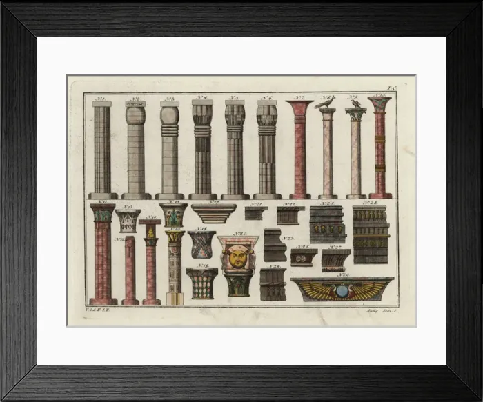 Framed Print : Egyptian architecture Framed Print : Egyptian architecture