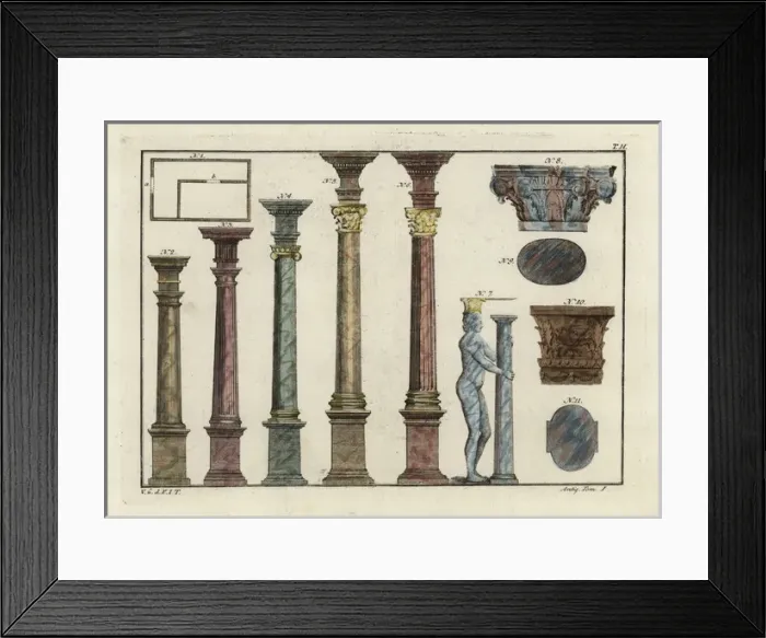 Framed Print : Greek architecture Framed Print : Greek architecture