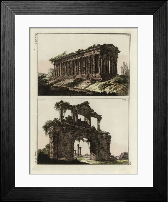 Framed Print : Temple and Arch of Theseus Framed Print : Temple and Arch of Theseus