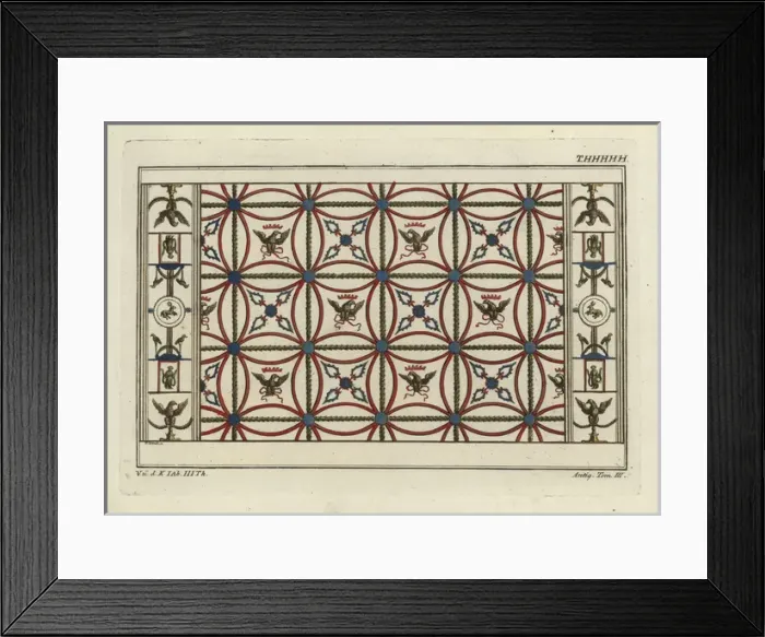 Framed Print : Wall paintings in the Baths of Titus, Rome Framed Print : Wall paintings in the Baths of Titus, Rome