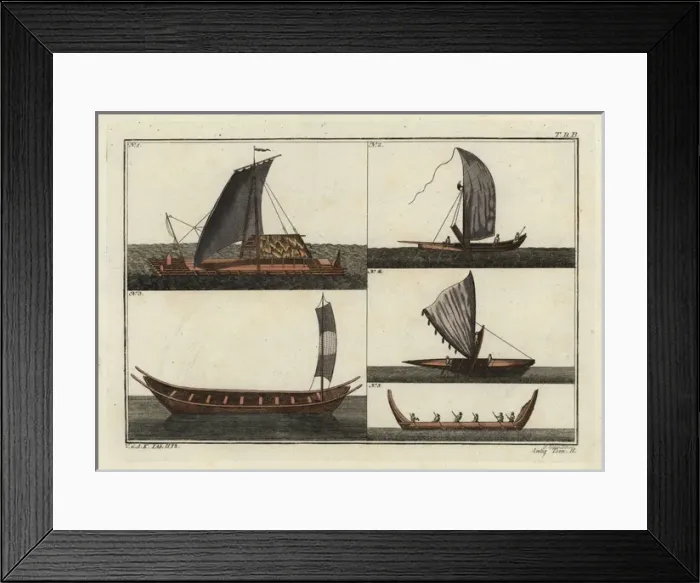 Framed Print : Phoenician arks or river boats Framed Print : Phoenician arks or river boats