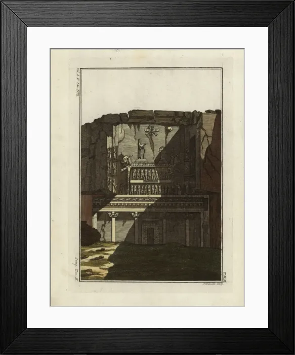 Framed Print : Facade of a tomb at Persepolis, Achaemenid Persia Framed Print : Facade of a tomb at Persepolis, Achaemenid Persia