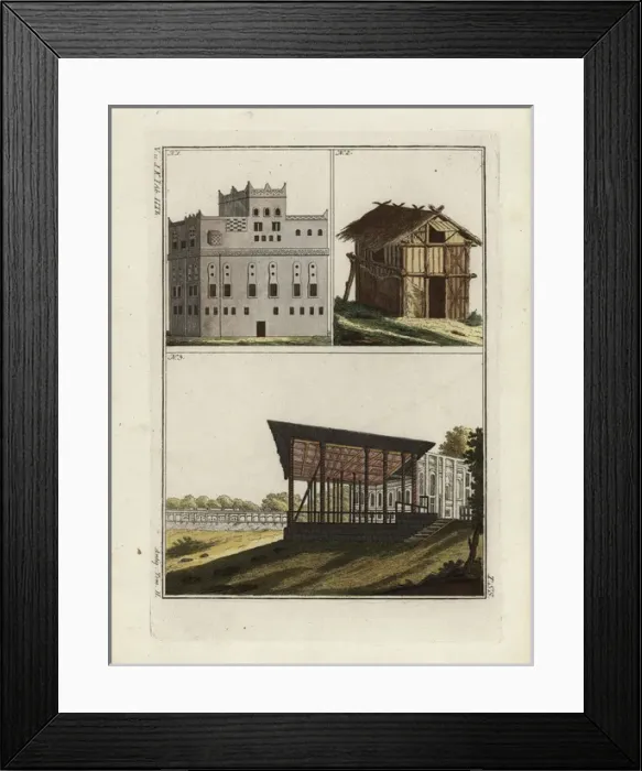 Framed Print : Hebrew architecture Framed Print : Hebrew architecture