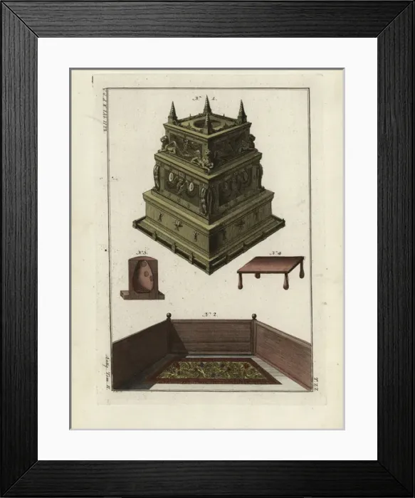 Framed Print : Altar of the Temple of Solomon, Persian sofa Framed Print : Altar of the Temple of Solomon, Persian sofa