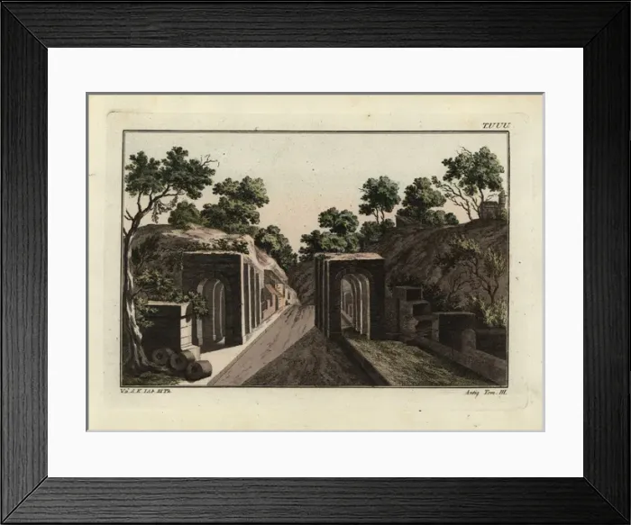 Framed Print : Roman town gates Framed Print : Roman town gates