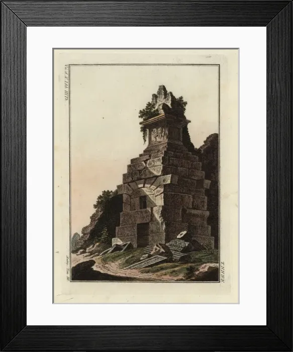 Framed Print : Ruins of an ancient Roman tomb Framed Print : Ruins of an ancient Roman tomb