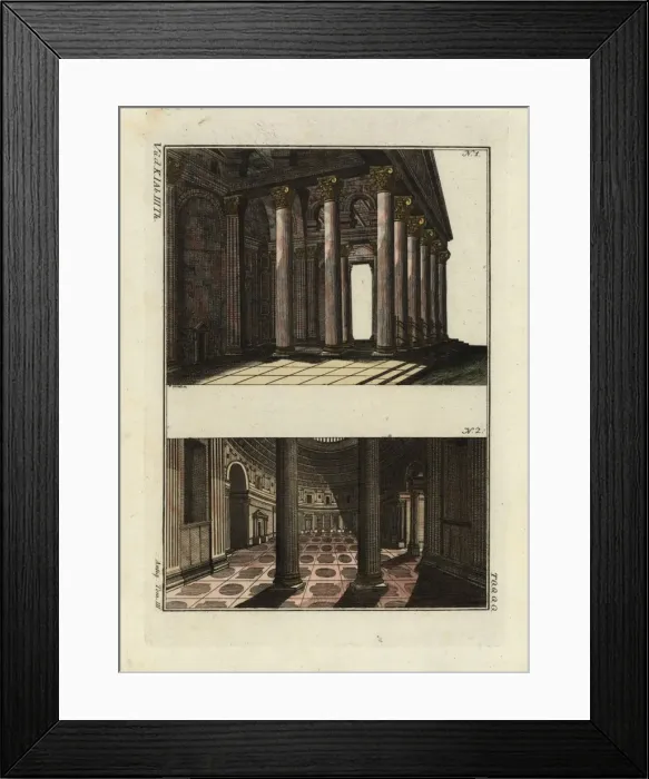 Framed Print : Interior of the Roman Pantheon Framed Print : Interior of the Roman Pantheon