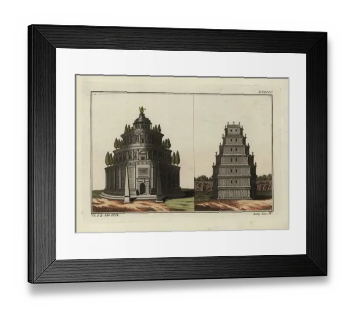 Framed Print : Tombs of Augustus and of Septimius Severus Framed Print : Tombs of Augustus and of Septimius Severus
