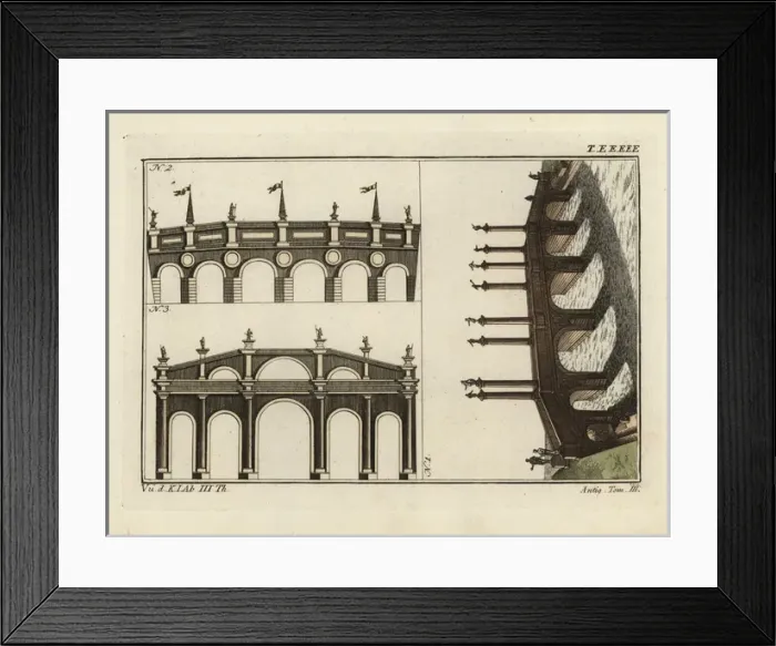 Framed Print : Bridges of Hadrian, Triumphal and Aemilius in Rome Framed Print : Bridges of Hadrian, Triumphal and Aemilius in Rome