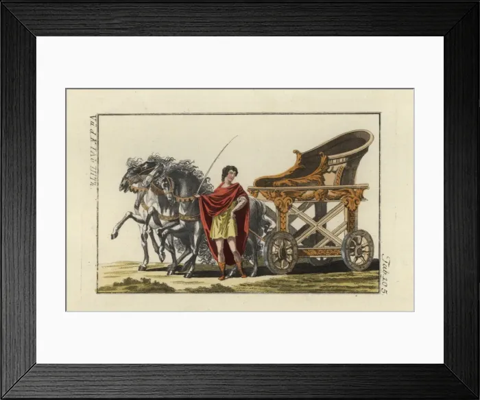 Framed Print : Four-horse chariot of the Praetorian Prefect Framed Print : Four-horse chariot of the Praetorian Prefect
