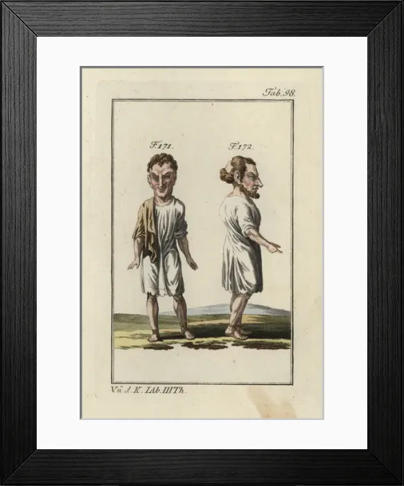 Framed Print : Roman actor called Maccus Framed Print : Roman actor called Maccus