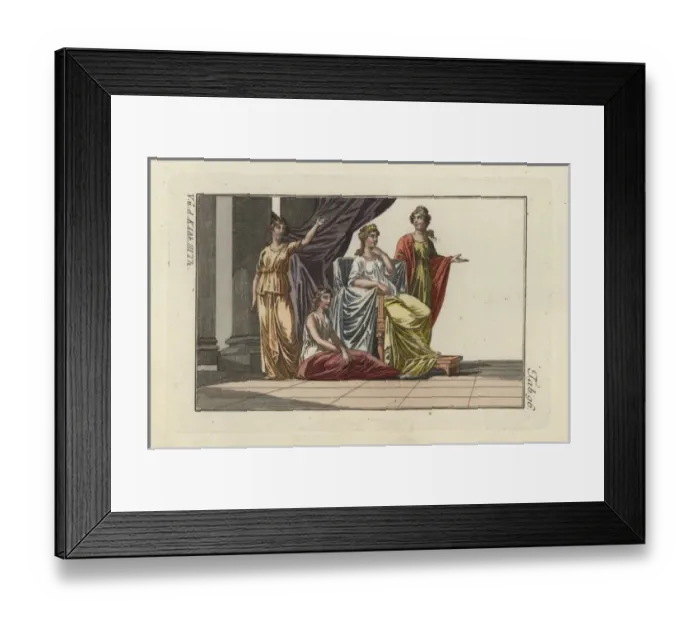 Framed Print : Refined Roman women and their surroundings Framed Print : Refined Roman women and their surroundings
