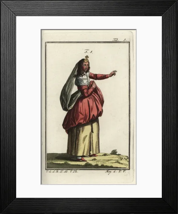 Framed Print : Woman of Brabant, 1640 Framed Print : Woman of Brabant, 1640