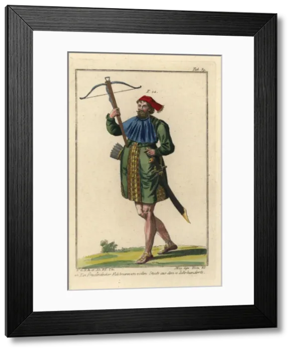 Framed Print : A nobleman from Friesland in full dress Framed Print : A nobleman from Friesland in full dress
