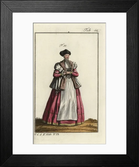 Framed Print : Woman of Naples with a feather fan in her hand Framed Print : Woman of Naples with a feather fan in her hand