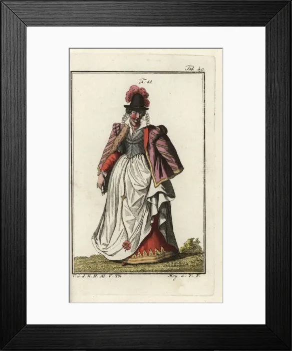 Framed Print : Woman of France, 1581 Framed Print : Woman of France, 1581