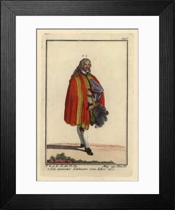 Framed Print : Spanish nobleman, 1577 Framed Print : Spanish nobleman, 1577