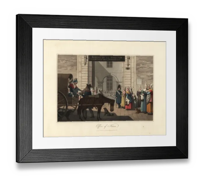 Framed Print : Office of wetnurses in Paris Framed Print : Office of wetnurses in Paris