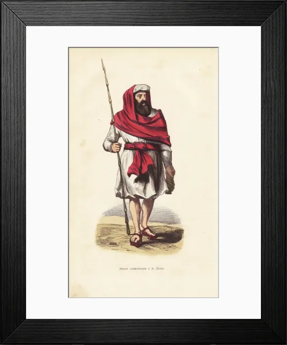 Framed Print : Jesuit missionary in China Framed Print : Jesuit missionary in China