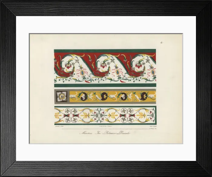 Framed Print : Murals and ceiling paintings from the Apartment Framed Print : Murals and ceiling paintings from the Apartment