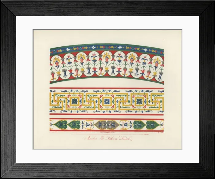 Framed Print : Murals copied from the gallery in the Ducal Framed Print : Murals copied from the gallery in the Ducal