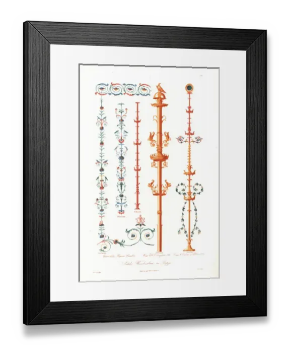 Framed Print : Murals from Pompeii Framed Print : Murals from Pompeii
