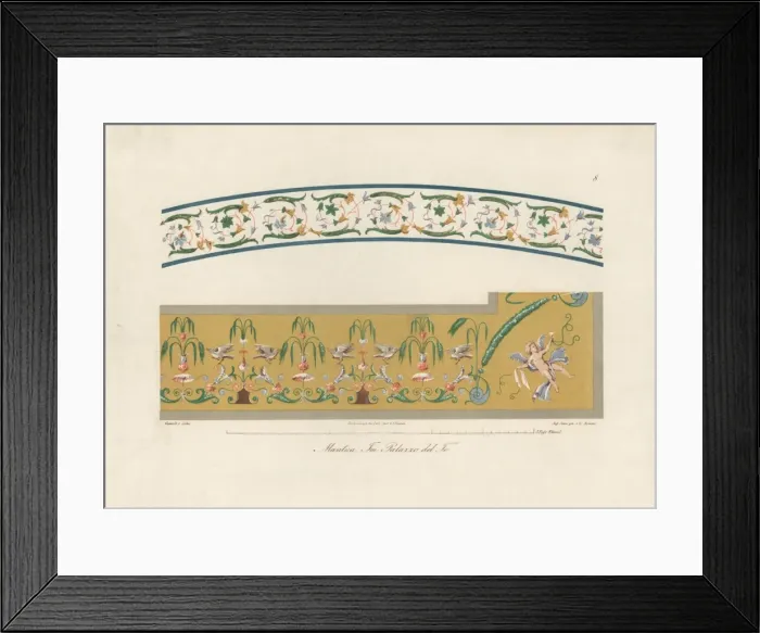 Framed Print : Murals from the Palazzo del Te, Mantua, Italy, 16th century Framed Print : Murals from the Palazzo del Te, Mantua, Italy, 16th century