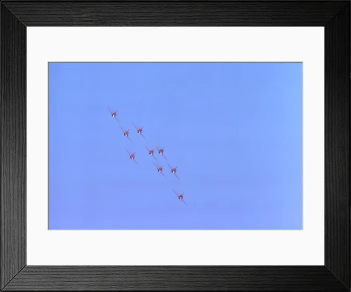 Framed Print : BAe Systems Hawks RAF Red Arrows Cosford 1980 Framed Print : BAe Systems Hawks RAF Red Arrows Cosford 1980