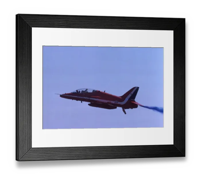 Framed Print : BAe Systems Hawks RAF Red Arrows single Cosford 1980 Framed Print : BAe Systems Hawks RAF Red Arrows single Cosford 1980