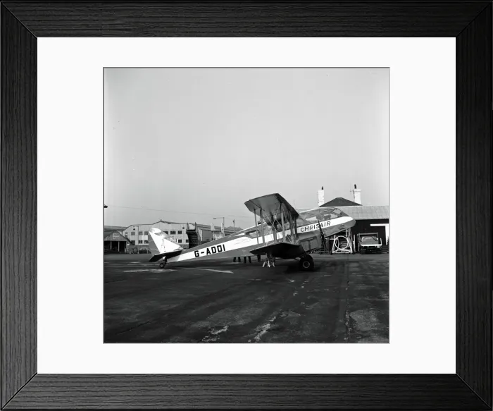 Framed Print : De Havilland Dragon G-ADDI Chrisair Luton Airport 1963 Framed Print : De Havilland Dragon G-ADDI Chrisair Luton Airport 1963