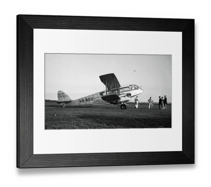 Framed Print : De Havilland Dragon VH-AQU Marshall Airways Bankstown Framed Print : De Havilland Dragon VH-AQU Marshall Airways Bankstown