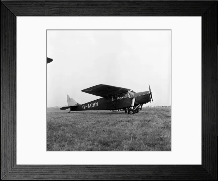 Framed Print : De Havilland Leopard Moth G-ACMN private Blackbushe 1962 Framed Print : De Havilland Leopard Moth G-ACMN private Blackbushe 1962