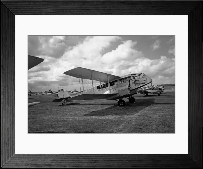 Framed Print : De Havilland Dragon VH-AON Puff Private Wodonga, Australia