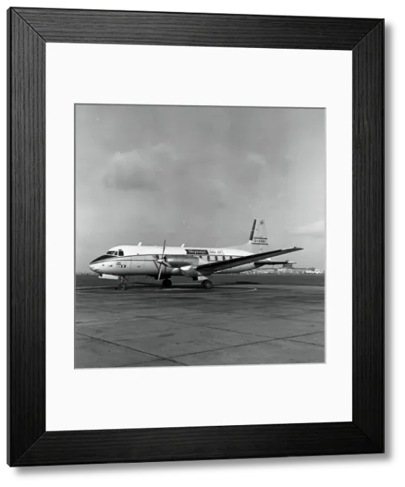 Framed Print : Avro 748 SRS. 1 G-ARMX Skyways Coach Air Heathrow 1968 Framed Print : Avro 748 SRS. 1 G-ARMX Skyways Coach Air Heathrow 1968